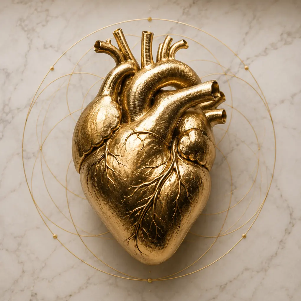 33. Gold Heart